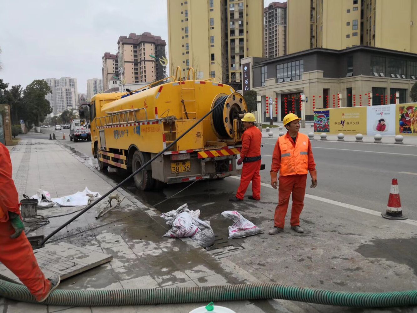 大城排污管道清淤-管道清洗
